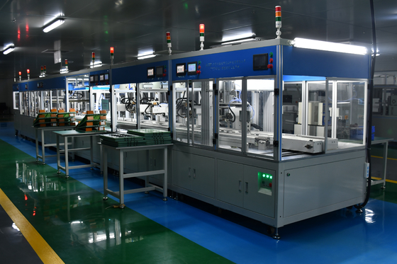 ISO9001 Automatic Lithium Ion Battery Pack Assembly Line 5000pcs/h